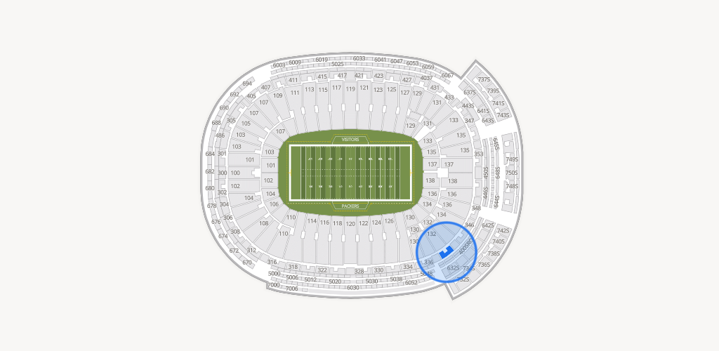 Lambeau Field Seating Chart