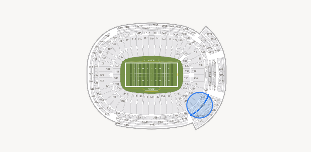 Lambeau Field Seating Chart