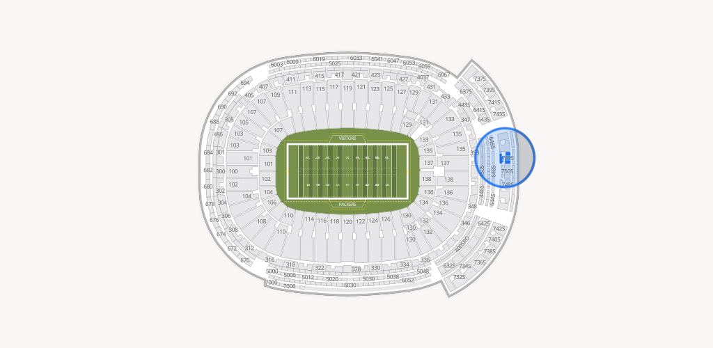 Lambeau Field Seating Chart
