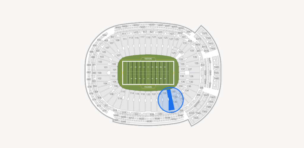 Lambeau Field Seating Chart