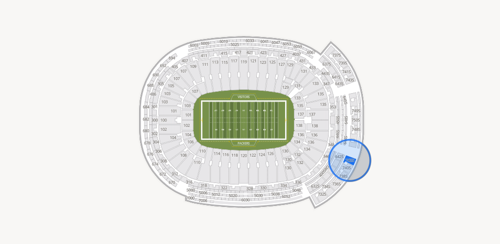 Lambeau Field Seating Chart