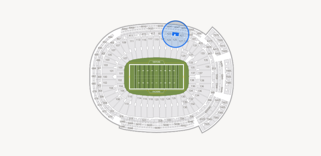 Lambeau Field Seating Chart