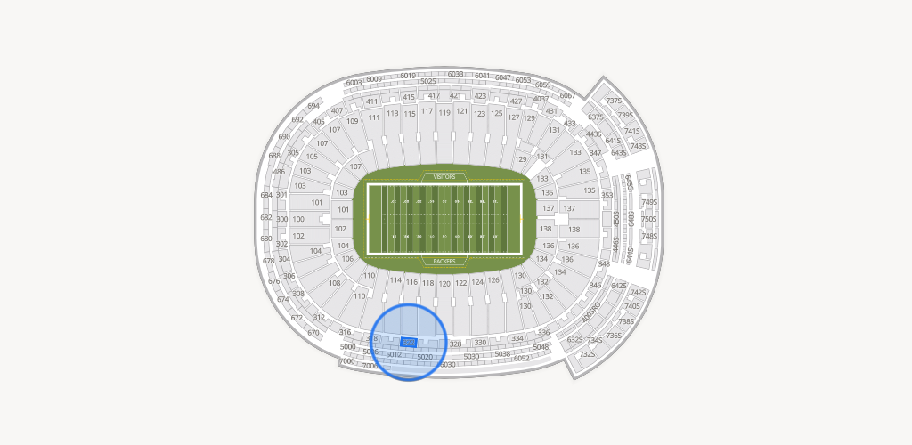 Lambeau Field Seating Chart