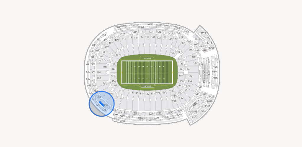 Lambeau Field Seating Chart