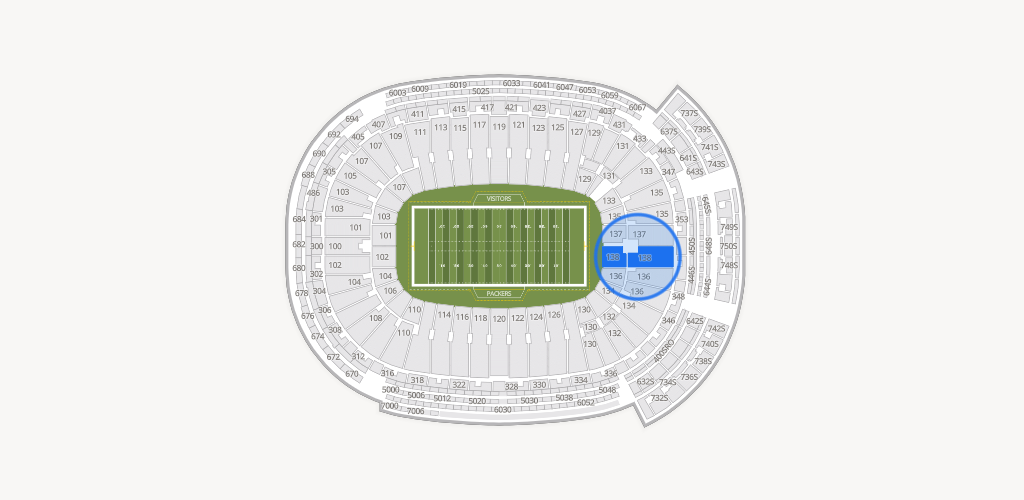 Lambeau Field Seating Chart