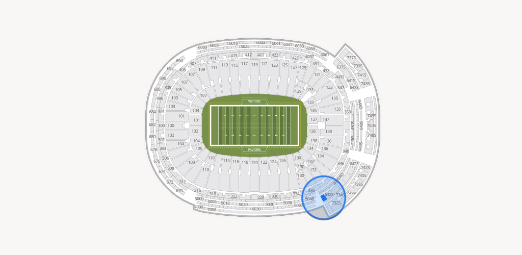 Lambeau Field Seating Chart
