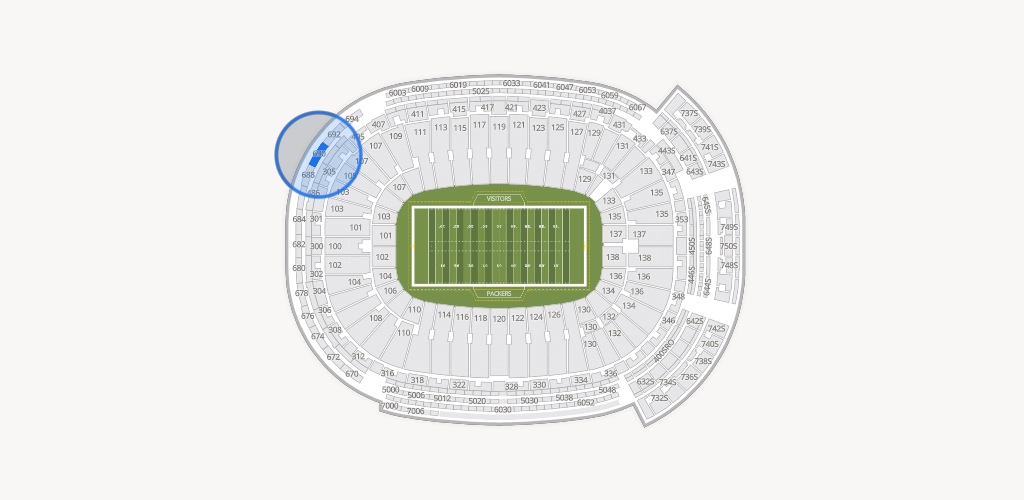 Lambeau Field Seating Chart
