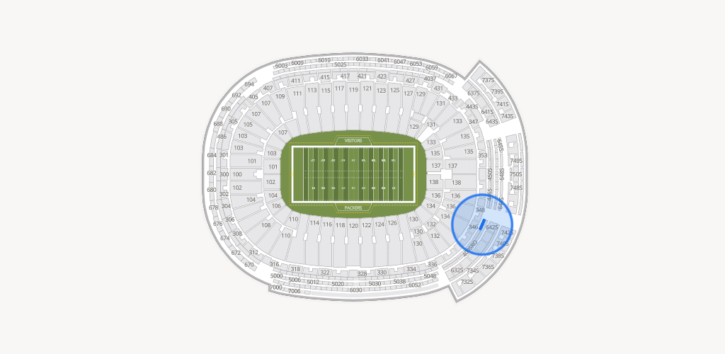Lambeau Field Seating Chart