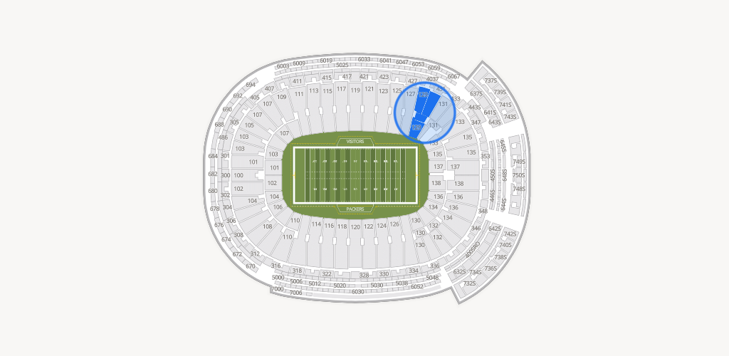 Lambeau Field Seating Chart