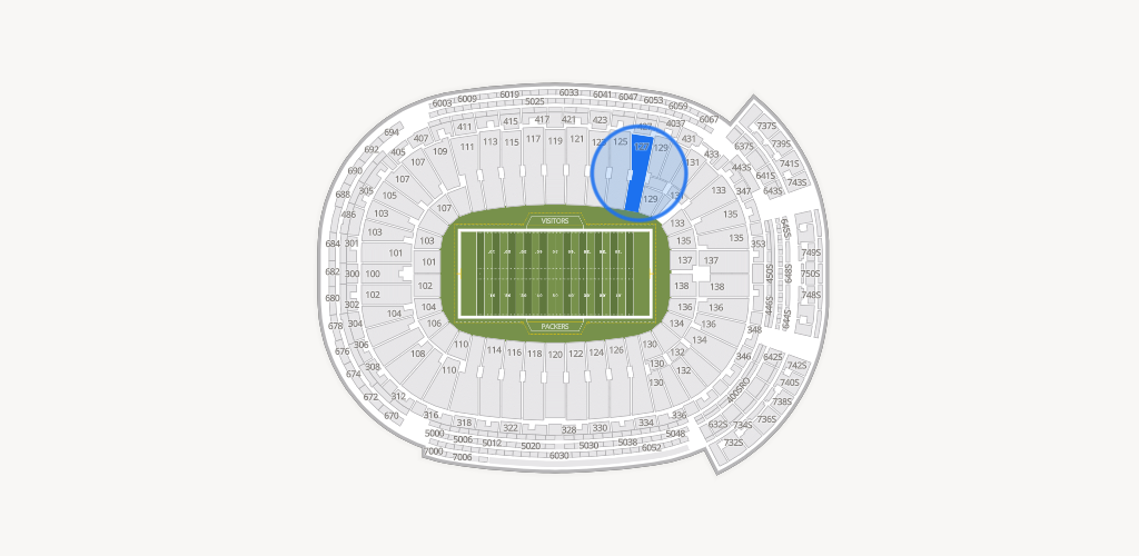 Lambeau Field Seating Chart