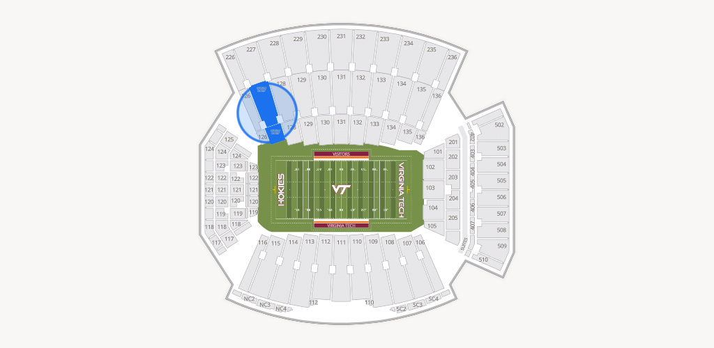 Lane Stadium Seating Chart