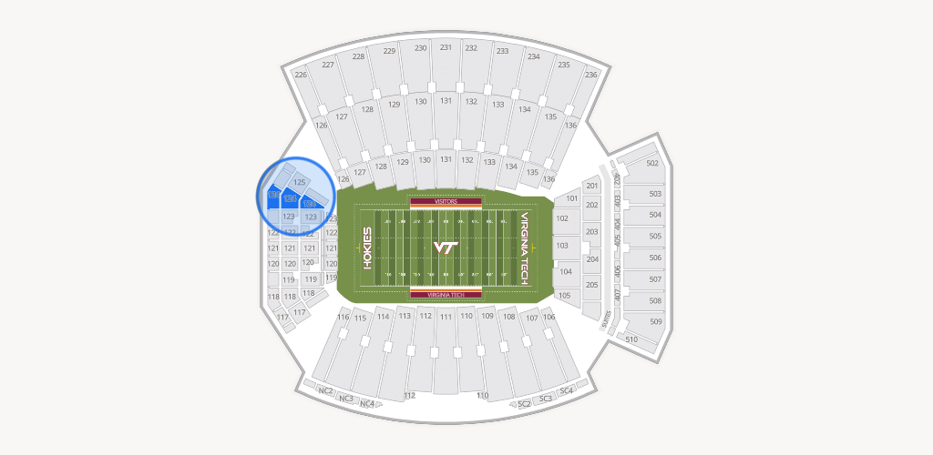 Lane Stadium Seating Chart