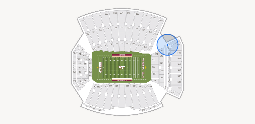 Lane Stadium Seating Chart