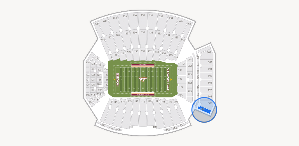 Lane Stadium Seating Chart