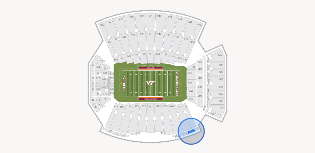 Lane Stadium Seating Chart