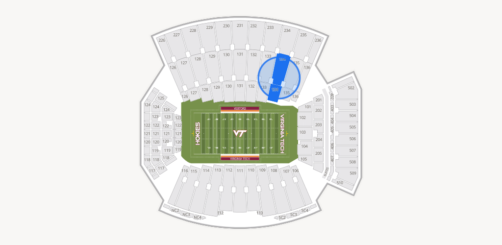 Lane Stadium Seating Chart