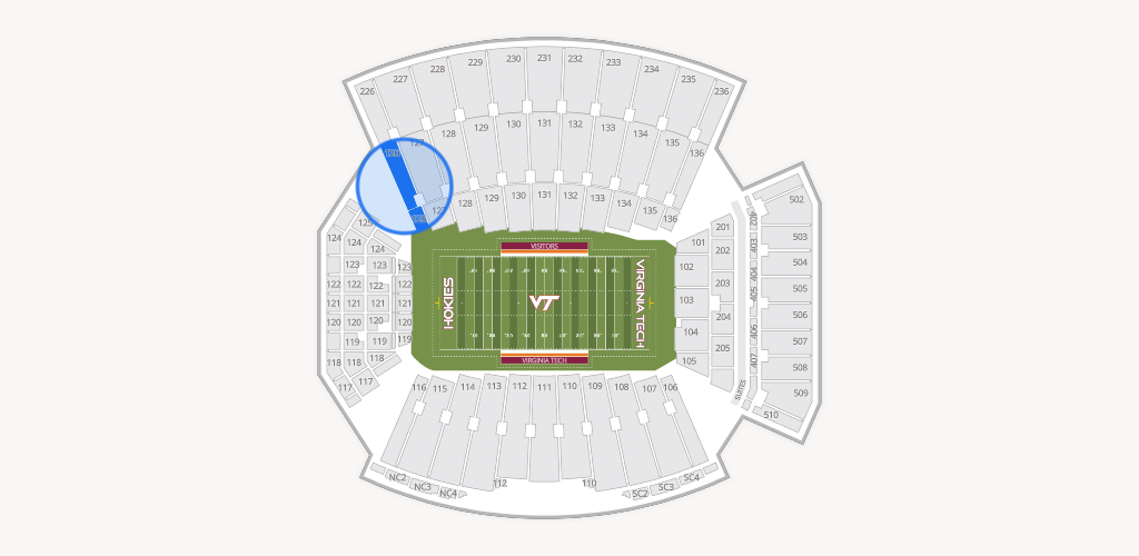 Lane Stadium Seating Chart