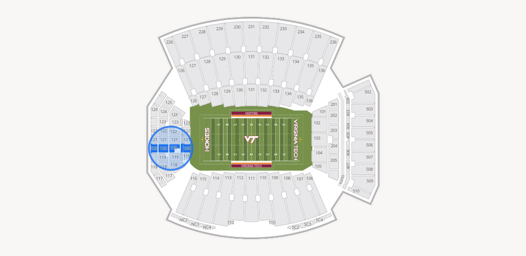 Lane Stadium Seating Chart