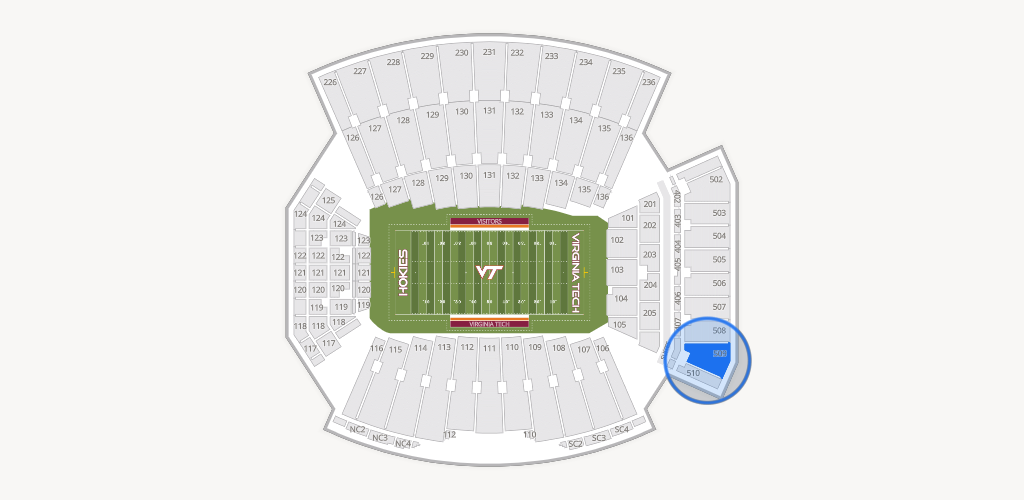 Lane Stadium Seating Chart