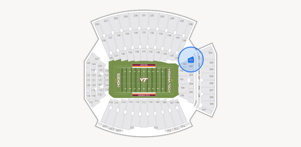 Lane Stadium Seating Chart