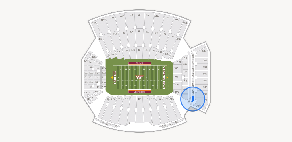 Lane Stadium Seating Chart