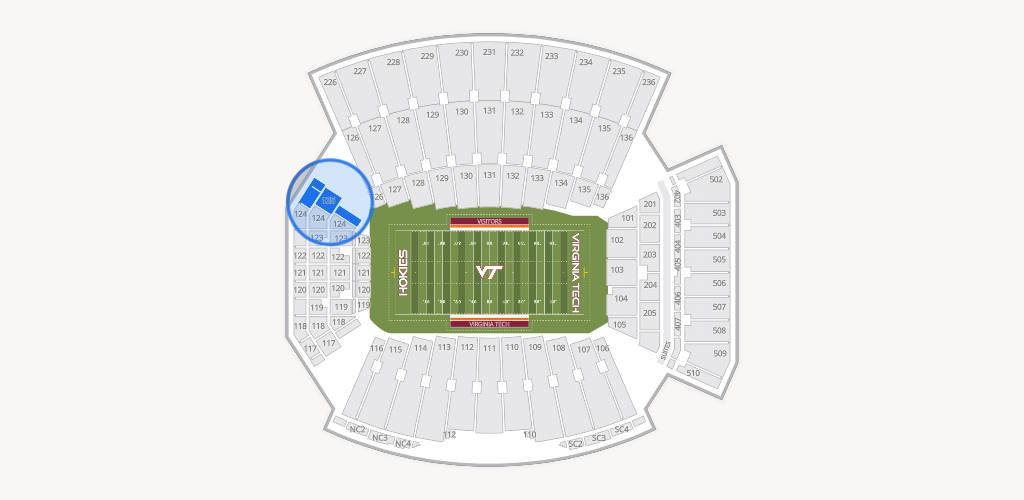 Lane Stadium Seating Chart