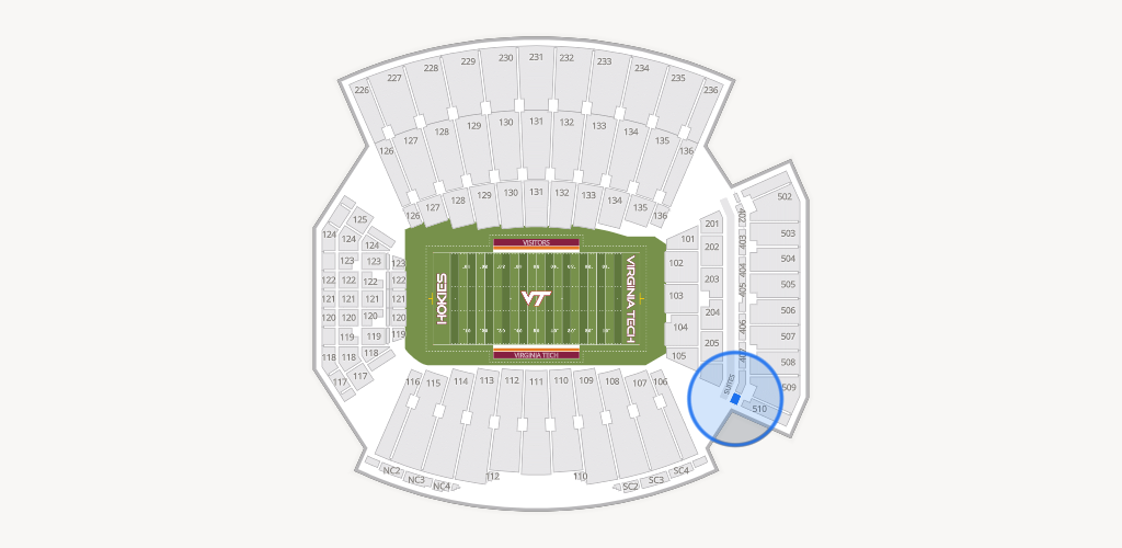 Lane Stadium Seating Chart