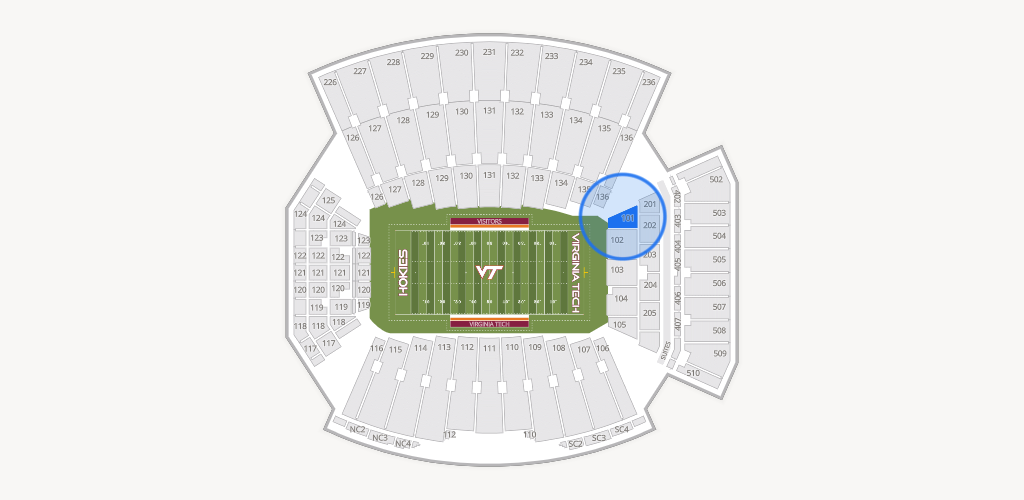 Lane Stadium Seating Chart