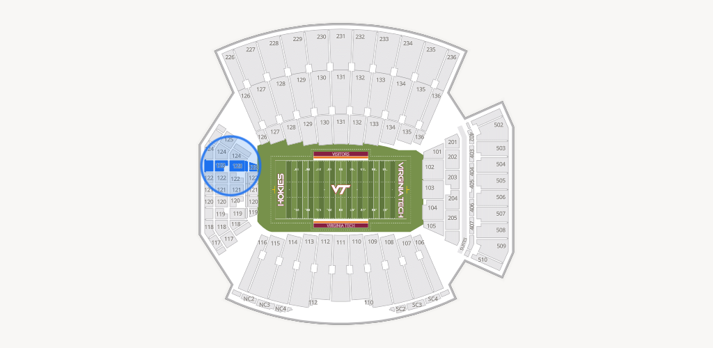 Lane Stadium Seating Chart