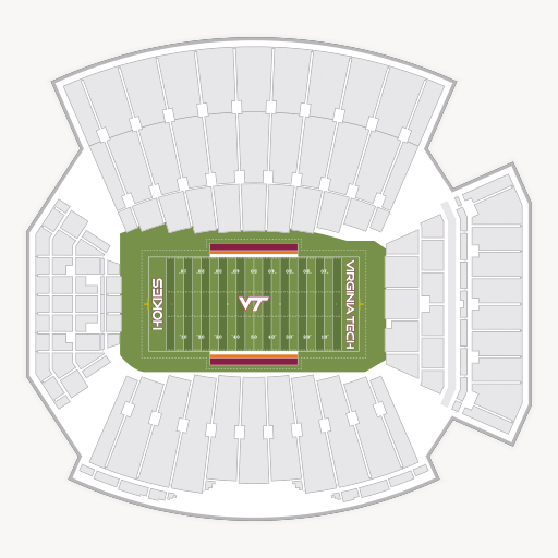 Lane Stadium seating chart