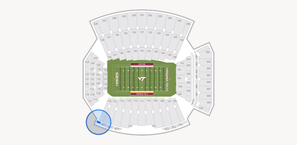 Lane Stadium Seating Chart