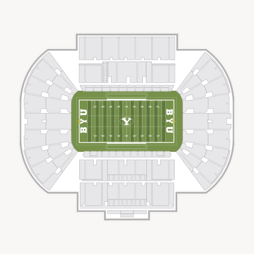 LaVell Edwards Stadium seating chart