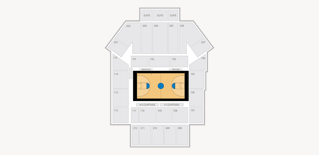 Leavey Event Center Seating Chart