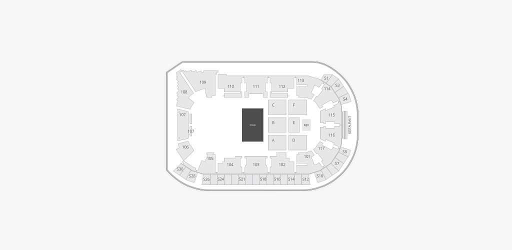 LECOM Event Center Seating Chart
