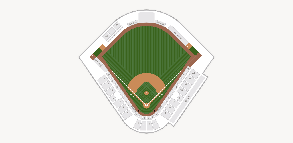 LECOM Park Seating Chart