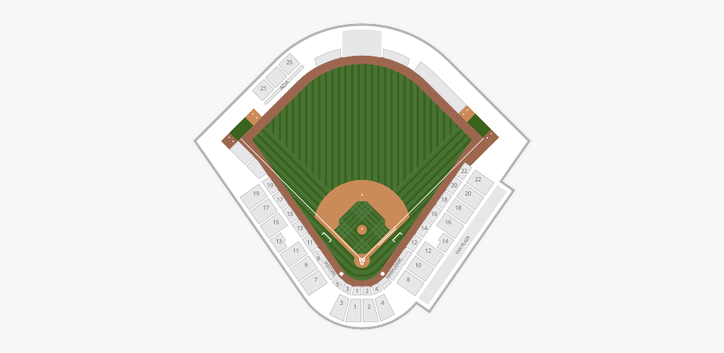 LECOM Park Seating Chart