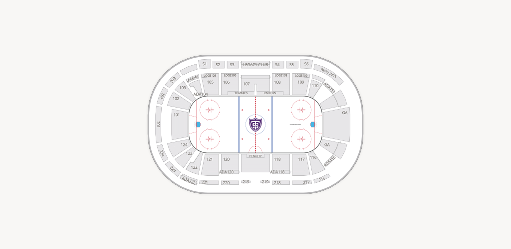 Lee & Penny Anderson Arena Seating Chart