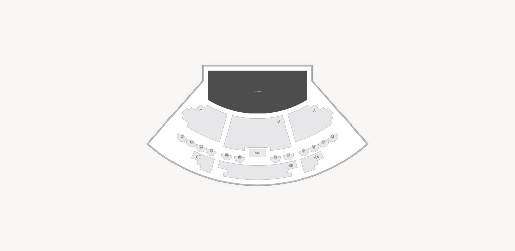 Legends in Concert Theater Seating Chart