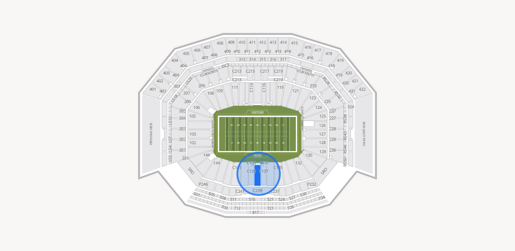 Levi's Stadium Seating Chart