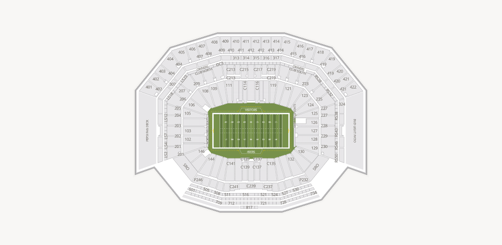 Levi's Stadium Seating Chart