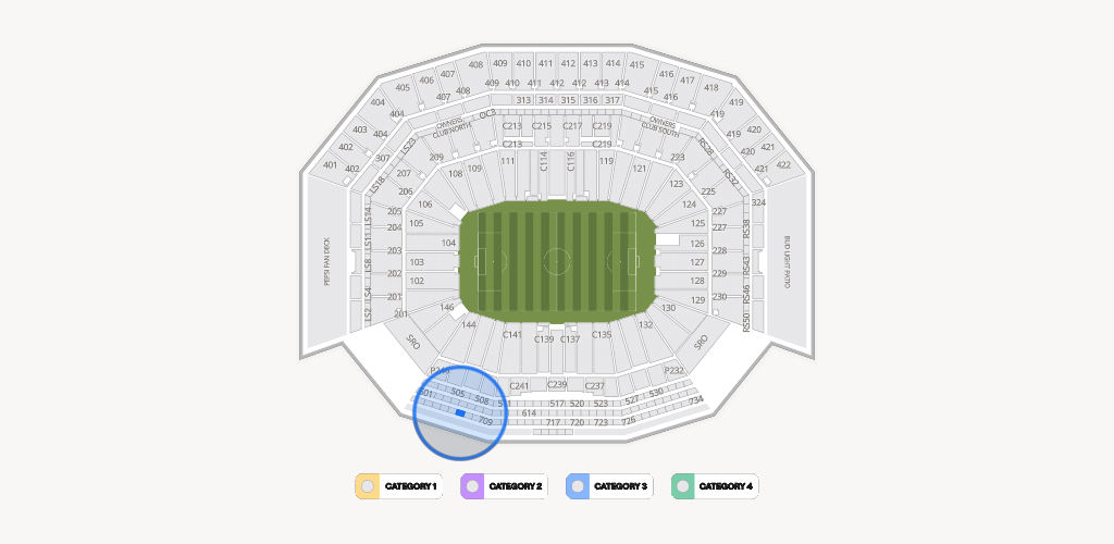 Levi's Stadium Seating Chart
