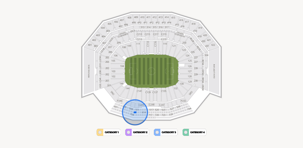 Levi's Stadium Seating Chart