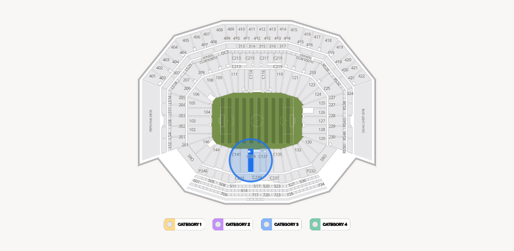 Levi's Stadium Seating Chart