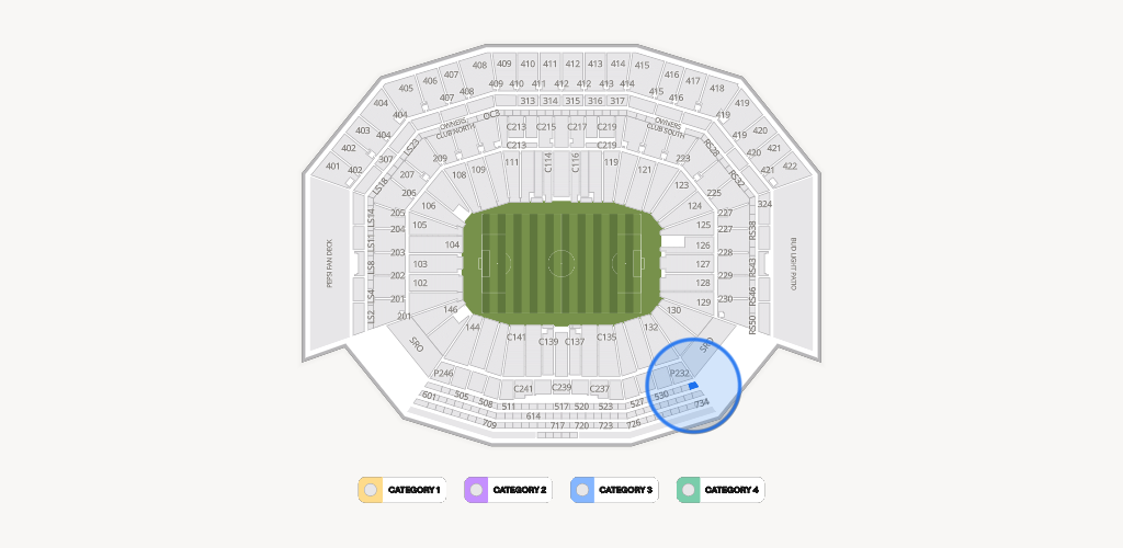 Levi's Stadium Seating Chart