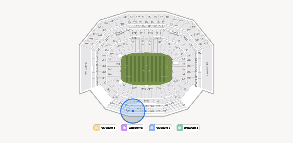 Levi's Stadium Seating Chart
