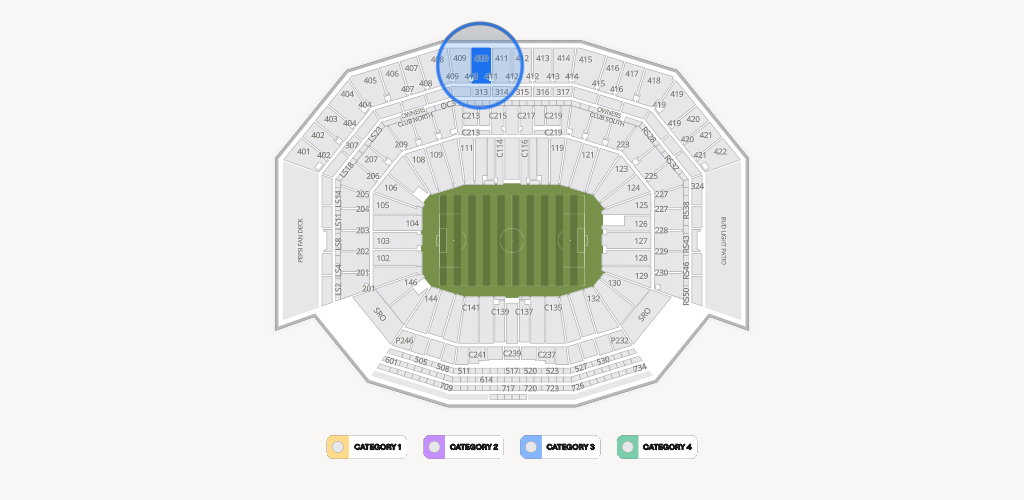 Levi's Stadium Seating Chart