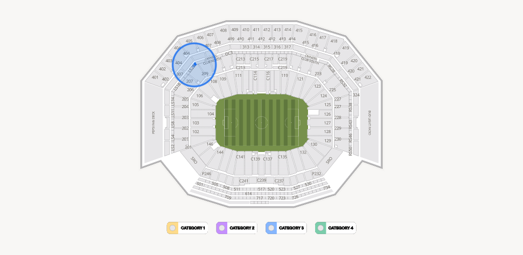 Levi's Stadium Seating Chart