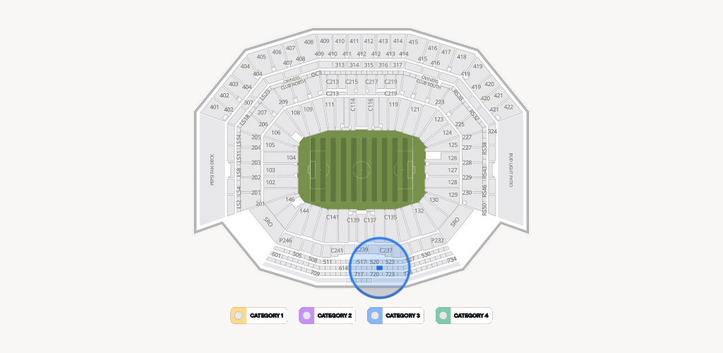 Levi's Stadium Seating Chart