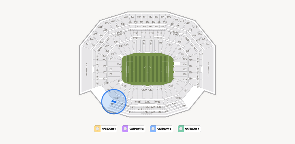 Levi's Stadium Seating Chart
