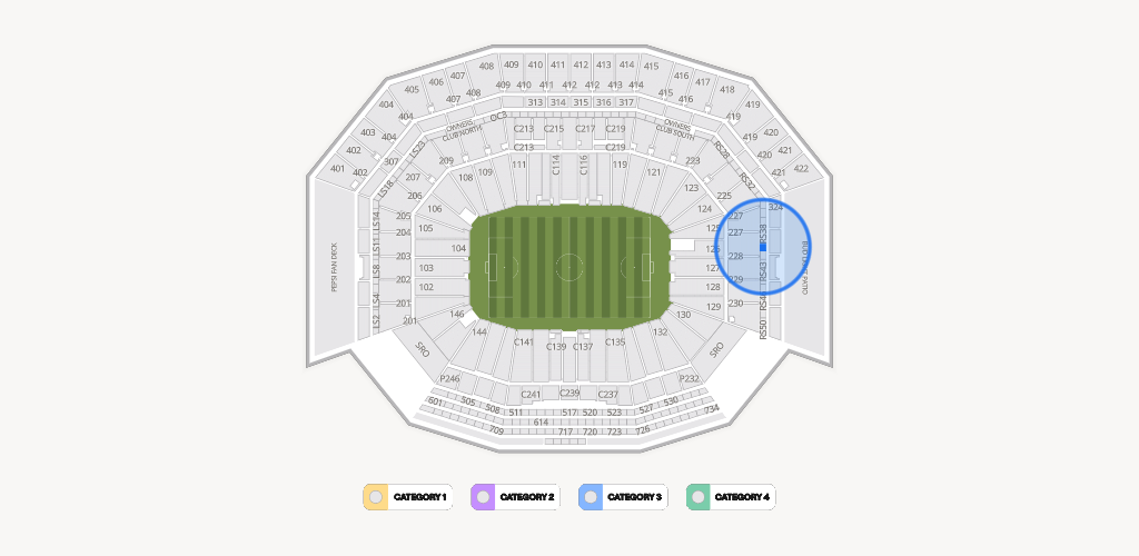 Levi's Stadium Seating Chart